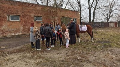 Реабілітація з допомогою коней. У Кропивницькому влаштовують катання для дітей і дорослих Реабілітація з допомогою коней. У Кропивницькому влаштовують катання для дітей і дорослих