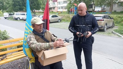 FPV-дрони, дрони, волонтер, заїзд, крісло колісне FPV-дрони, дрони, волонтер, заїзд, крісло колісне