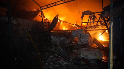 Атака РФ на Одесу 28 січня 2026 року, пожежа, ДСНС Одещини