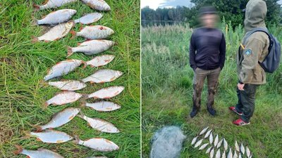 Чоловік ловив рибу у незаконний спосіб в м.Здолбунів