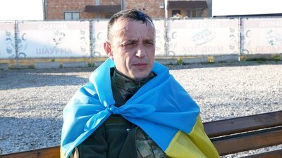 Військовий Марко Чорний. Фото: Суспільне Чернівці