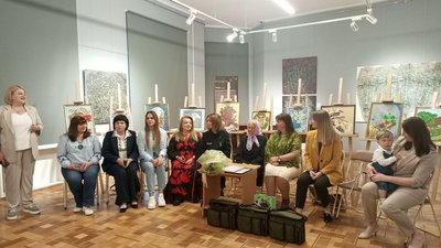 Благодійних розіграш вишитих картин майстрині Неоніли Боричко