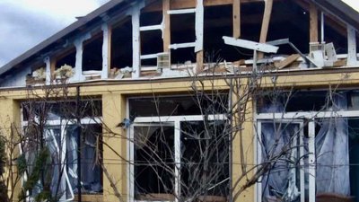 обстріли, Дніпропетровщина, пошкоджений будинок
