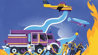 Українці у Франції, естонці в Італії: як Європа разом бореться з лісовими пожежами