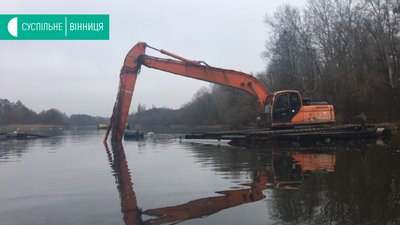 У Вінниці триває перший етап комплексного очищення річки Південний Буг