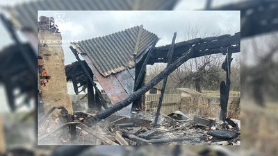 Пожежа в житловому будинку. Село Озеряни на Прилуччині Пожежа в житловому будинку. Село Озеряни на Прилуччині