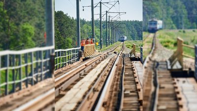 Полагодили міст та запустили електричку: між Черніговом та Славутичем відновили залізничне сполучення Полагодили міст та запустили електричку: між Черніговом та Славутичем відновили залізничне сполучення