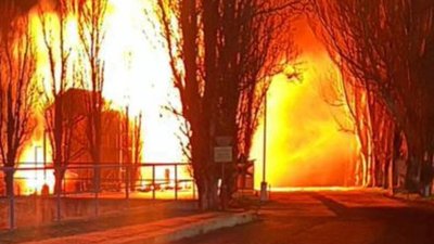 Удар по порту Чорноморська 25 грудня