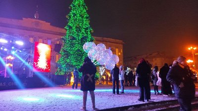 Як черкащани зустрічали Новий 2 022 рік