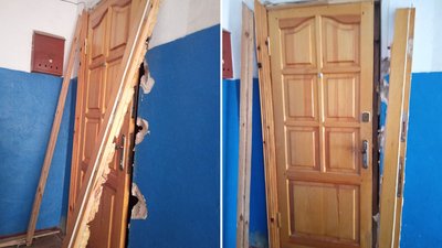 Вибиті двері до квартир Анжеліки Вибиті двері до квартир Анжеліки