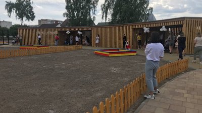 В Овручі на Житомирщині відкрили модульний дитсадок, побудований за гроші уряду Естонії В Овручі на Житомирщині відкрили модульний дитсадок, побудований за гроші уряду Естонії