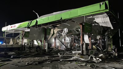 Через обстріл заправки у Полтавському районі 17 вересня поранені шестеро людей