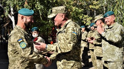 Річницю створення Одеської бригади морської піхоти бійці зустріли у зоні проведення ООС