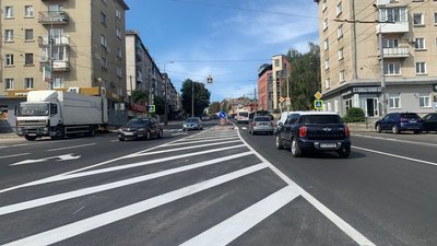У Тернополі на перехресті нова схема організації дорожнього руху У Тернополі на перехресті нова схема організації дорожнього руху