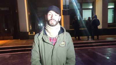 Тернополяни проводять акцію на підтримку Сергія Стерненка Тернополяни проводять акцію на підтримку Сергія Стерненка