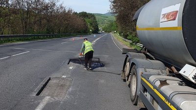 На Закарпатті проводять ремонт автодороги М-06 Київ — Чоп