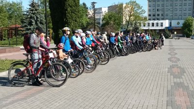 Парк Тараса Шевченка в Тернополі, велопробіг
