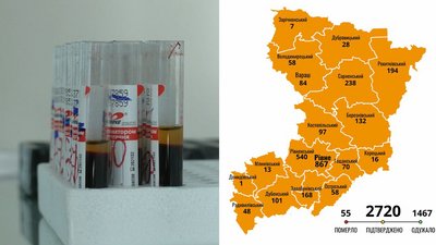 За ніч на Рівненщині – майже тридцять COVID-підтверджень, дві людини померло