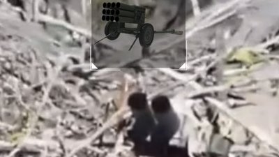 Уражена РСЗВ "Тип-63"