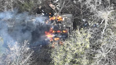 Бійці Закарпатської бригади знищили російський БТР