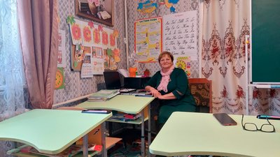 Вчителька школи на прикордонні Чернігівщини Віра Миколаївна Вчителька школи на прикордонні Чернігівщини Віра Миколаївна