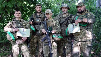 Бійці 100 омбр на Авдіївському напрямку