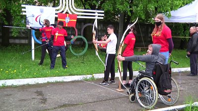 У Житомирі вперше провели чемпіонат зі стрільби з лука серед людей з інвалідністю