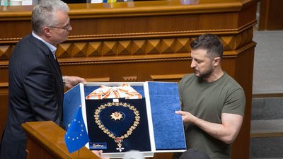Президент Литви порівняв перемоги України у війні з РФ із тріумфом князя Острозького під Оршею
