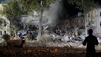 Ракетний удар РФ по Харкову 17 серпня: фото з місця події Ракетний удар РФ по Харкову 17 серпня: фото з місця події
