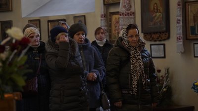 Як віряни святкували Водохреще у Свято-Успенському соборі Полтави Як віряни святкували Водохреще у Свято-Успенському соборі Полтави