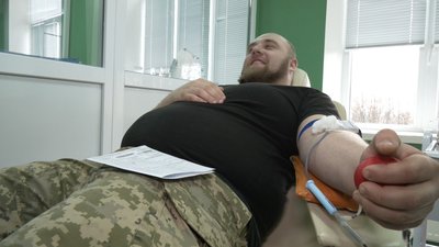 Півсотні волинських прикордонників здали кров Півсотні волинських прикордонників здали кров