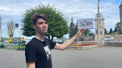 Тернополянин намалював церкву Тернополянин намалював церкву