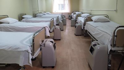 У львівській лікарні відкрили частину нового відділення для хворих із COVID-19