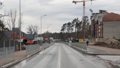 В Ірпені виконали основні дорожні роботи на Гостомельському шосе