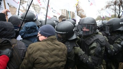 Протест ФОПів. Після сутичок під Радою поліція нікого не затримала Протест ФОПів. Після сутичок під Радою поліція нікого не затримала
