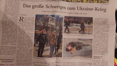 Історія Валерії Вялкової із Сум, яка сама вийшла проти проросійського мітингу в Німеччині Історія Валерії Вялкової із Сум, яка сама вийшла проти проросійського мітингу в Німеччині