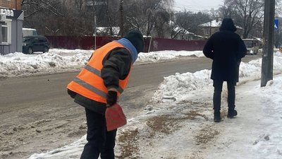 Житомир, ожеледиця