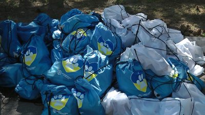 У Запоріжжі для дітей-переселенців влаштували свято безпеки У Запоріжжі для дітей-переселенців влаштували свято безпеки