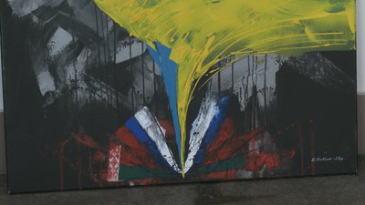 В Івано-Франківську на I всеукраїнському трієнале "Абстрактне мистецтво – 2022" представили 77 робіт українських митців В Івано-Франківську на I всеукраїнському трієнале "Абстрактне мистецтво – 2022" представили 77 робіт українських митців