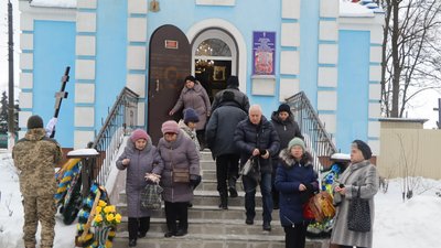 В Охтирці поховали солдата Павла Храмцова В Охтирці поховали солдата Павла Храмцова
