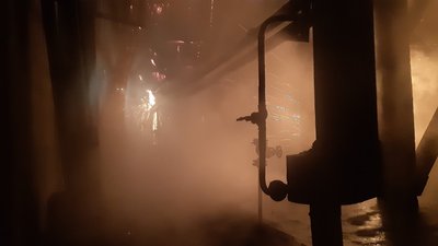 В енергоблоці Зміївської ТЕС у Харківській області сталася пожежа В енергоблоці Зміївської ТЕС у Харківській області сталася пожежа