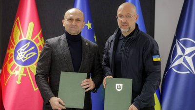 Міністри оборони Хорватії та України Іван Анушич й Денис Шмигаль
