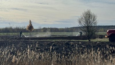На Волині горів торф’яник: займання гасили понад 5 годин