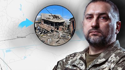віталій саранцев, богодухів, карта, наслідки ударів