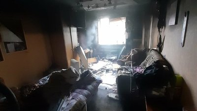 Вогнеборці ліквідували пожежу в квартирі багатоповерхівки у Дніпрі