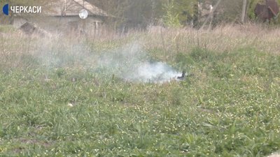 Про шкоду випалювання трави розповідали рятувальники Про шкоду випалювання трави розповідали рятувальники