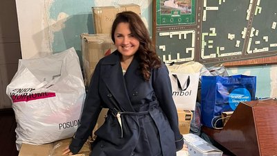 У Києві збирають теплі речі для дітей Слов'янська на Донеччині