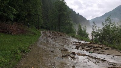 На Франківщині через стихію зруйновано до 30 мостів На Франківщині через стихію зруйновано до 30 мостів