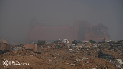 У селі Барвінок біля Ужгорода знову горіло сміттєзвалище