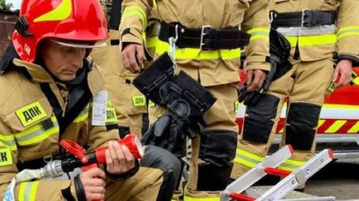 У громаді на Волині відбулись навчання пожежників-добровольців У громаді на Волині відбулись навчання пожежників-добровольців
